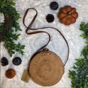 NWT Savanna Rat-ton Crossbody Purse 👜